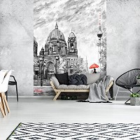Флізелінові фотошпалери з містами в інтер'єрі 206x275 см Берлін (11513VEA)+клей - вид 5 мініатюра