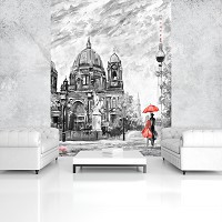 Флізелінові фотошпалери з містами в інтер'єрі 206x275 см Берлін (11513VEA)+клей - вид 7 мініатюра