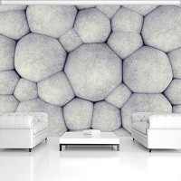 Флизелиновые фотообои 460x300 см 3Д Большие серые камни (11515V12) +клей