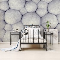 Флизелиновые фотообои 416x254 см 3Д Большие серые камни (11515VEXXXL) +клей