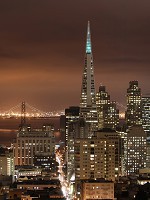 Флизелиновые 3D фотообои город 206x275 см Сан-Франциско (11575VEA)+клей - вид 1 миниатюра