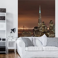 Флизелиновые 3D фотообои город 206x275 см Сан-Франциско (11575VEA)+клей - вид 5 миниатюра