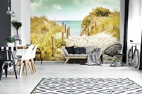 Флізелінові морські фото шпалери 3D на стіну 254x184 см пляж (11594V4)+клей - вид 7 мініатюра