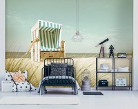 Флизелиновые 3D фотообои море 368x254 см пляж (11596V8)+клей - вид 8 миниатюра