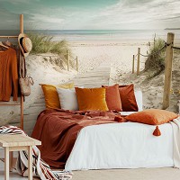 Флизелиновые 3д фотообои 312x219 см Пляжная тропинка к морю (11597VEXXL) +клей