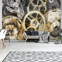 Флизелиновые фото обои искусство 368x254 см Механизм (11648V8)+клей