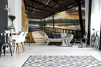 Флизелиновые фотообои 3 д 312x219 см Вид с террасы (11699VEXXL)+клей