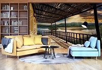 Флизелиновые фотообои 3D 416x254 см Вид с террасы (11699VEXXXL)+клей