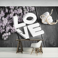 Флизелиновые обои 3d любовь фото 368x254 см (11722V8)+клей