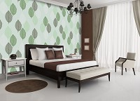 Флізелінові фото шпалери 416x254 см Листя (11726VEXXXL)+клей