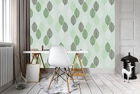 Флізелінові фото шпалери зелень 368x254 см Листя (11726V8)+клей - вид 6 мініатюра