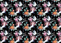 Флизелиновые фото обои весенние цветы 368x254 см Журавли (11730V8)+клей - вид 1 миниатюра