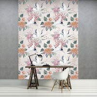 Флизелиновые современные фото обои 206x275 см Журавли (11731VEA)+клей