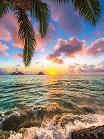 Флизелиновые фотообои 3d море 206x275 см пляж (11748VEA)+клей - вид 1 миниатюра
