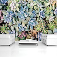 Флизелиновые 3D фотообои растительные 312x219 см Растение (11757VEXXL)+клей