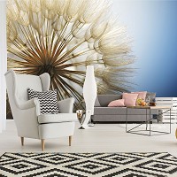 Фотообои 3D цветы 368x254 см Одуванчик гигант (11792P8)+клей