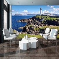 Фотошпалери флізелінові 3D 254x184 см Маяк (11795V4)+клей
