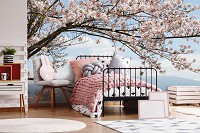 Флизелиновые фото обои в цветок 254x184 см Цветущее дерево 11800V4+клей