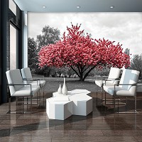 Фотошпалери 3Д флізелінові 312x219 см Дерево (11801VEXXL)+клей