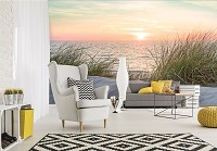 Флизелиновые фотообои 3D море 416x254 см пляж (11851VEXXXL)+клей