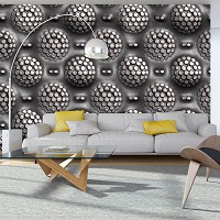 Зд флізелінові фотошпалери 312x219 см Сучасна абстракція кулі (11857VEXXL) +клей