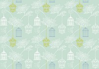 Популярні флізелінові фотошпалери 520x318 см Абстракція Клітка Орнаменти Листя (11918VEXXXXXL) +клей - вид 1 мініатюра