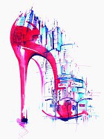 Флизелиновые фото обои 184x254 см Искусство - город (11922V4A)+клей - вид 1 миниатюра