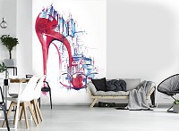 Флизелиновые фотообои 206x275 см Искусство - город (11922VEA)+клей
