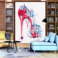 Флизелиновые фото обои 184x254 см Искусство - город (11922V4A)+клей