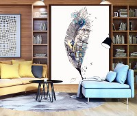 Флизелиновые фотообои город в интерьере кухни 184x254 см Городская ручка (11925V4A)+клей - вид 6 миниатюра