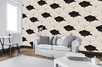 Флизелиновые фотообои абстракция 254x184 см Орнаменты в стиле ар-деко Мозаичное искусство (11929V4)+клей