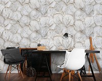 Флизелиновые обои под штукатурку фото 368x254 см 3Д Структура - Бетонная стена (11932V8)+клей