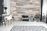 Флизелиновые фото обои 3D Структура Кирпичная Стена Имитация Песчаника (11974V)+клей