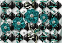 3 д флизелиновые фотообои цветы 520x318 см Эксклюзивный дизайн (12053VEXXXXXL) +клей