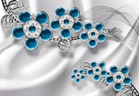 Флізелінові фотошпалери 3д квіти 520x318 см Ексклюзивний дизайн (12058VEXXXXXL) +клей - вид 1 мініатюра