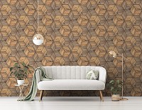 Текстура флизелиновые фотообои Деревянный паркет (12092V)+клей