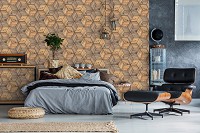 Флізелінові фотошпалери 416x290 см Дерев'яний паркет (12092VEXXXXL) +клей