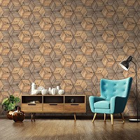 Флизелиновые фотообои в гостиной 520x318 см Деревянный паркет (12092VEXXXXXL) +клей - вид 8 миниатюра