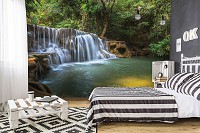 Флизелиновые фотообои 3D 416х290 см Тихий водопад (12114VEXXXXL)+клей