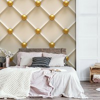 Флізелінові фото шпалери 206x275 см Золоті маленькі кульки (12124VEA)+клей - вид 5 мініатюра