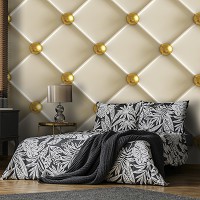 Флізелінові фото шпалери 254x184 см Золоті маленькі кульки (12124V4)+клей - вид 6 мініатюра