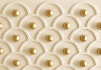 Флизелиновые 3Д фотообои на кухню Золотой круг (12125V)+клей - вид 1 миниатюра