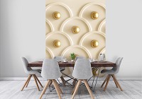 Флизелиновые фото обои 3Д 184x254 см Золотой круг (12125V4A)+клей