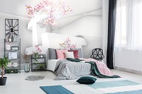 Флизелиновые фотообои 3 д 460x300 см Абстракция цветы и геометрические фигуры (12132V12) +клей