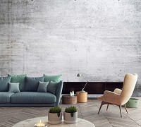 Ретро флизелиновые фотообои 520x318 см Имитация Структура Светло-серый Бетон (12138VEXXXXXL) +клей