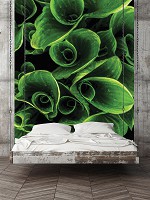 Фотошпалери флізелінові 184x254 см Зелене листя (12160V4A)+клей - вид 8 мініатюра
