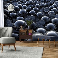 Флизелиновые фотообои абстракция 3D шары (12270V)+клей