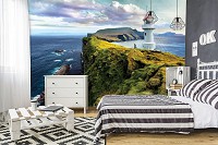 Природа флізелінові фотошпалери 3D краєвид море вид на старий маяк (12282V)+клей - вид 5 мініатюра