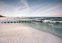 Природа флизелиновые 3д фотообои 312x219 см Ландшафт Пляж Море Небо (12284VEXXL) +клей - вид 1 миниатюра