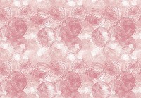 Флизелиновые фото обои 254x184 см Розовые цветы нарисованные акварелью (12287V4)+клей